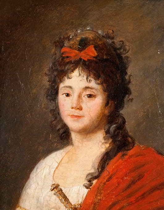 梅拉德小姐肖像（Marie Thérèse Davux，1766-1818，DITE），歌剧歌手