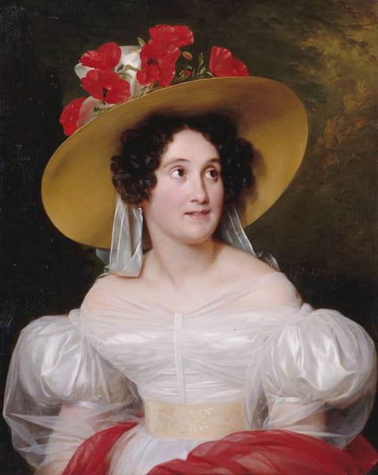 Louis Hersent - Portrait de madame Arachequesne