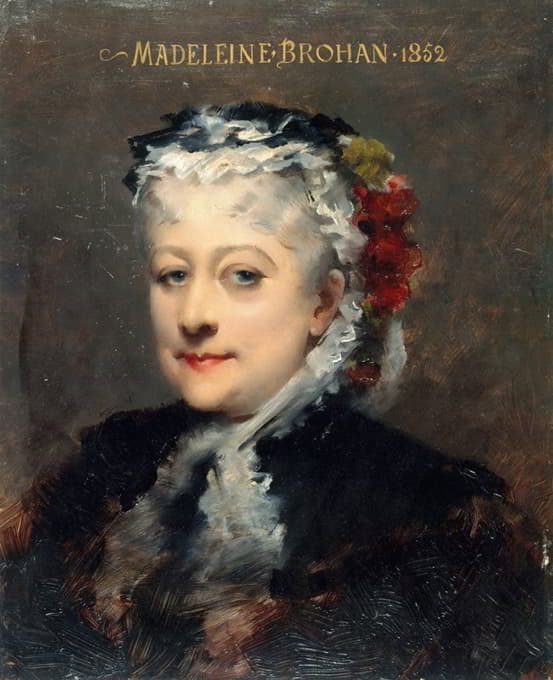 马德琳·布罗汉特肖像（1833-1900），法国喜剧协会会员