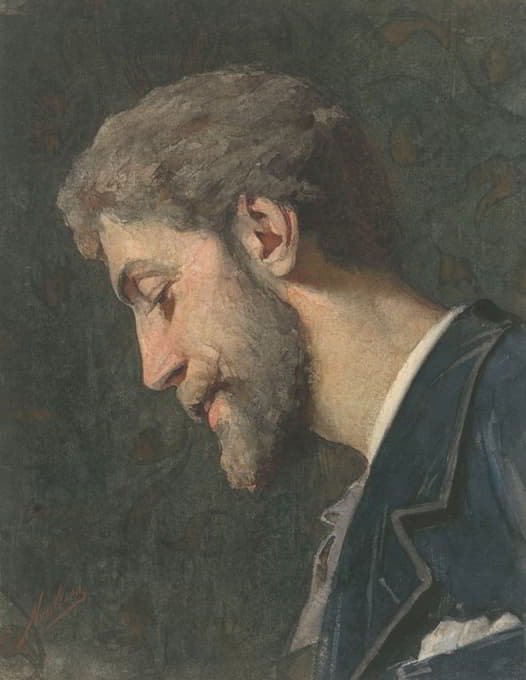 Nicolaas van der Waay - Portret van George Hendrik Breitner