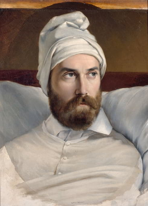 奥古斯特·黑森肖像（1795-1869），历史画家，研究所成员。