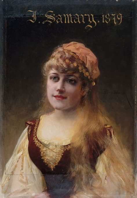 珍妮·萨马里肖像（1857-1890），法国喜剧协会会员