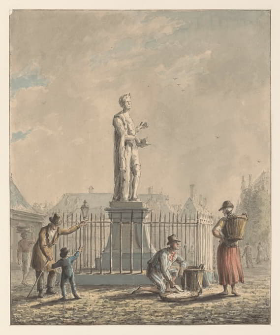 Johannes Jelgerhuis - Standbeeld van Laurens Jansz. Coster te Haarlem