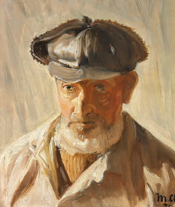 Michael Ancher - Skawbo med kasket