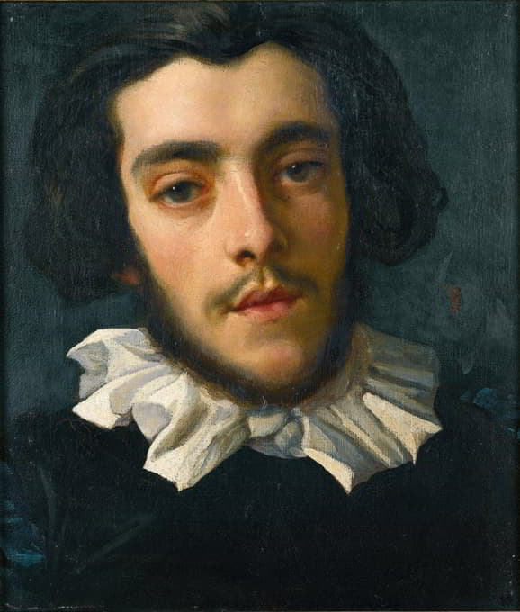 查尔斯·爱德华·佩鲁吉尼肖像（1839-1918）