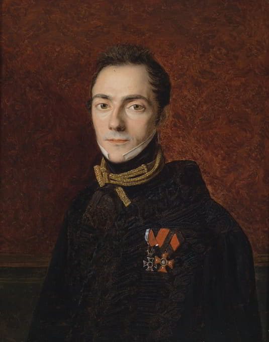 Ferdinand Georg Waldmüller - Portrait eines Grafen Apponyi