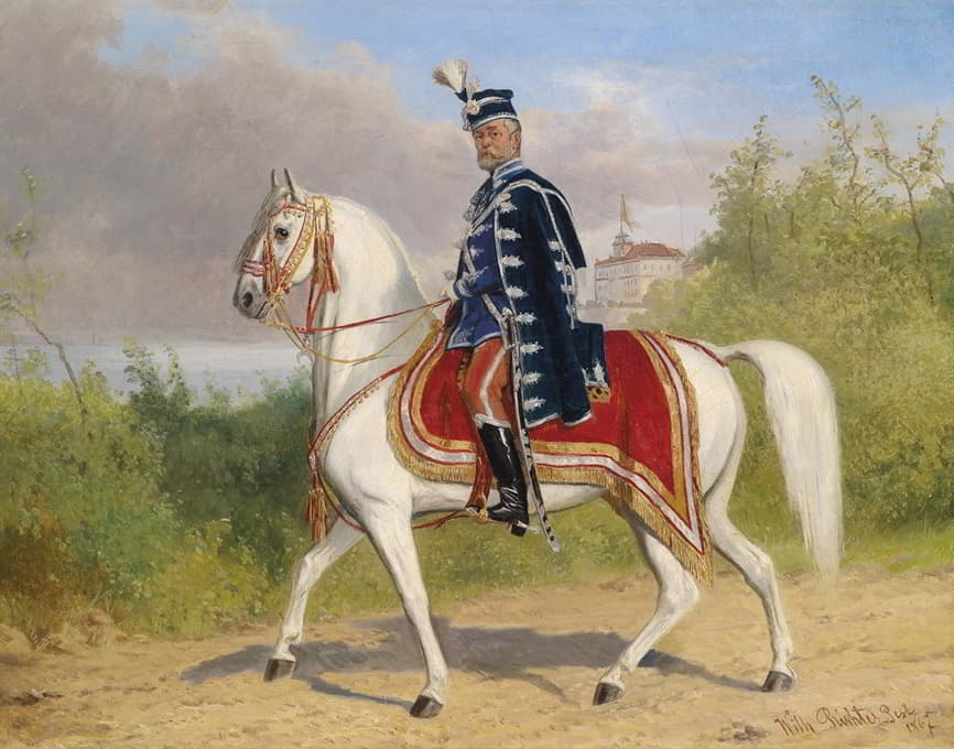 骑马的匈牙利贵族