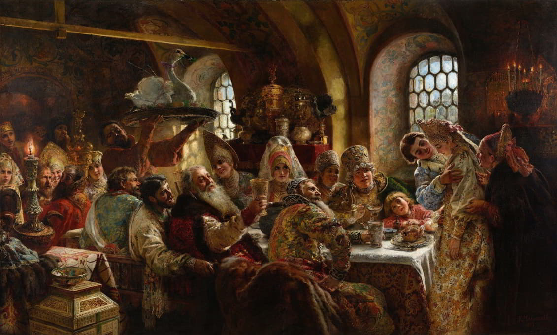 Konstantin Egorovich Makovsky - A Boyar Wedding Feast