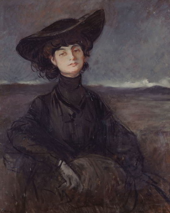安娜·德诺伊尔斯伯爵夫人肖像，née Brancovan（1876-1933），诗人