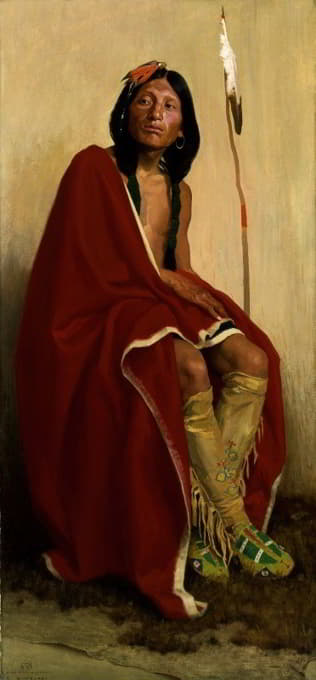 Eanger Irving Couse - Elk-Foot Of The Taos Tribe
