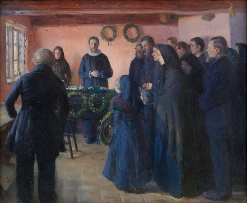 Anna Ancher - A Funeral