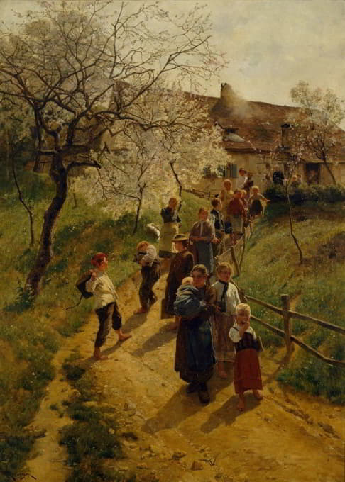 Friedrich Kallmorgen - A spring day