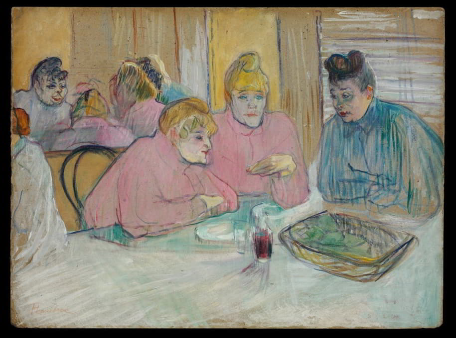 Henri de Toulouse-Lautrec - The Ladies in the Dining Room