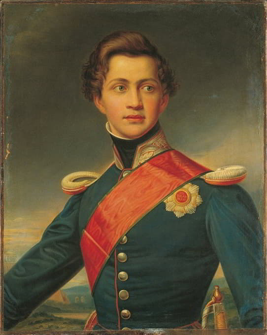 Joseph C. Stieler - Portrait of Othon as a young man
