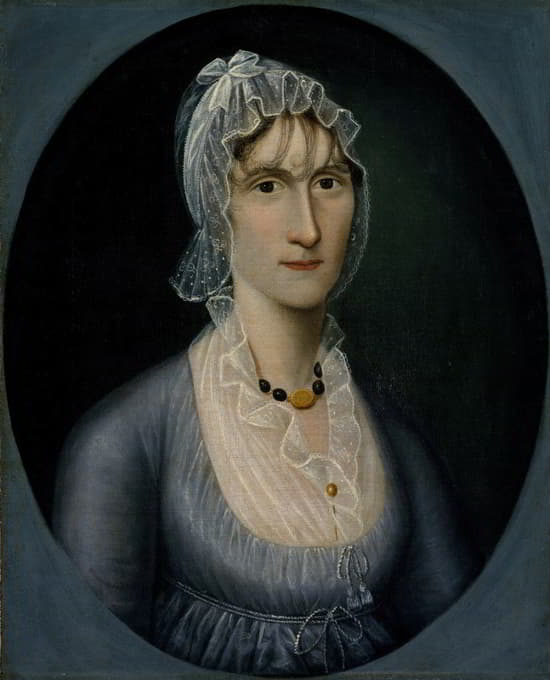 Joshua Johnson - Portrait of Mrs. Barbara Baker Murphy (Wife of Sea Captain)