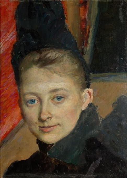 艺术家第一任妻子née Klemming的肖像