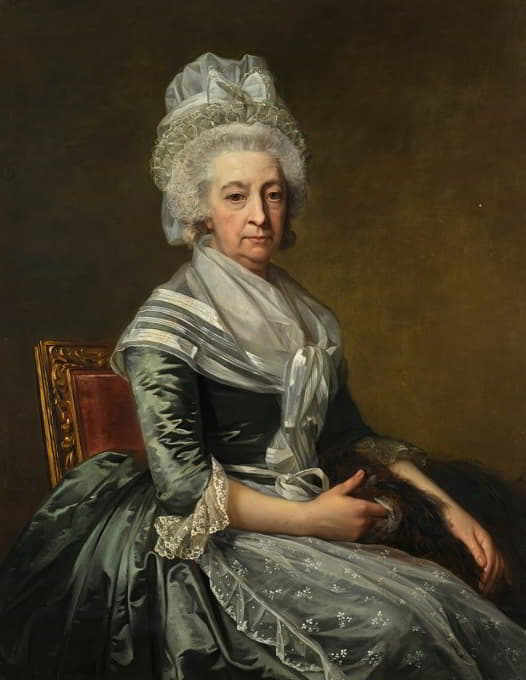Jean Laurent Mosnier - Portrait of Mrs John Drummond