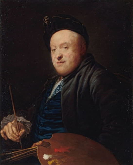 Anonymous - Portrait du peintre Etienne Jeaurat (1699-1789).
