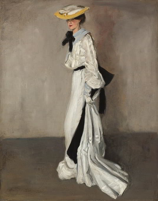 Alfred Henry Maurer - The Woman In White