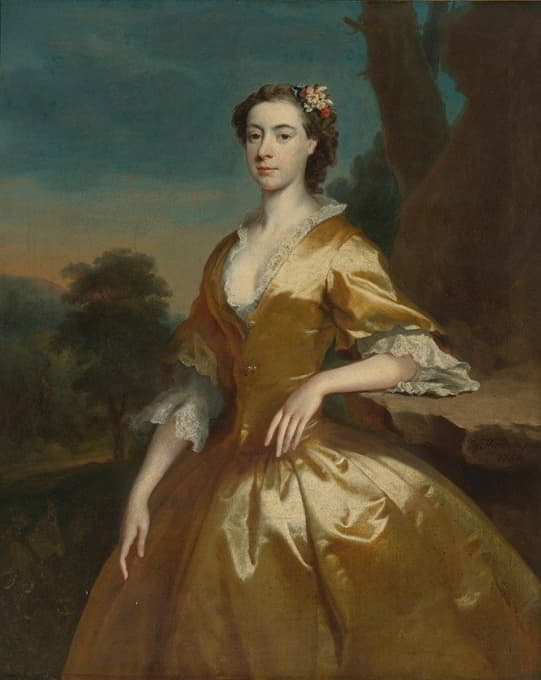 Joseph Highmore - Portrait of Mrs. Joshua Iremonger