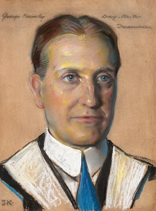 乔治·帕姆利·戴，文学学士，1897年，耶鲁大学司库，1910年-