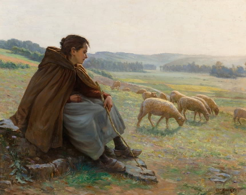 Albert Baure - The shepherdess