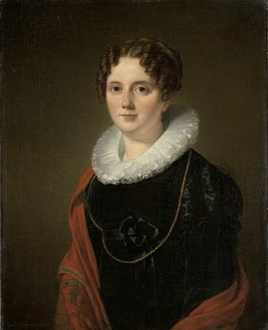 Cornelis Kruseman - Marie Allebé-Herckenrath, Grandmother of the Painter August Allebé