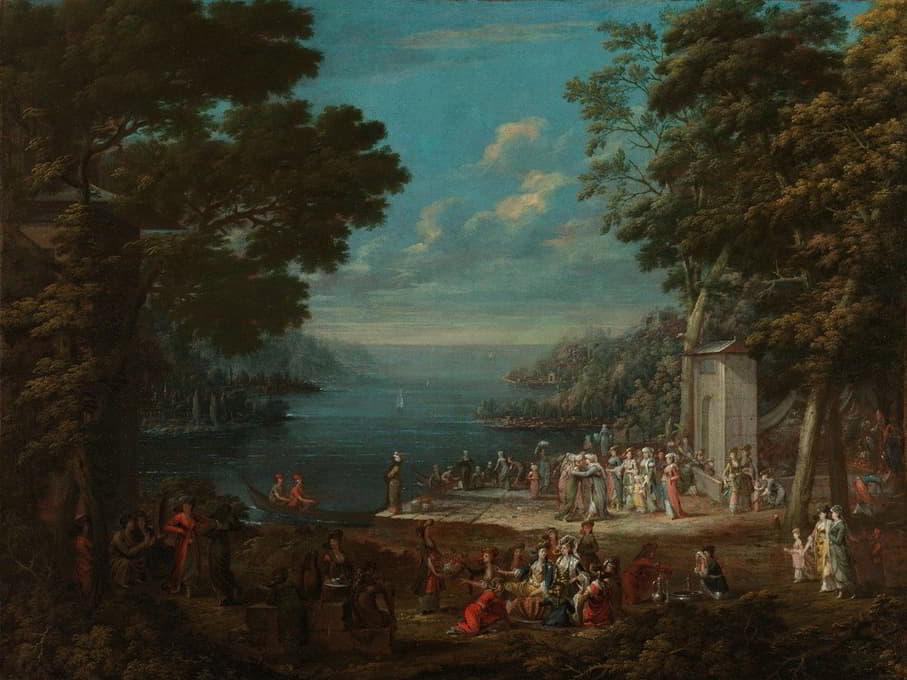 Jean Baptiste Vanmour - Ladies’ Outing at Hünkâr İskelesi along the Bosporus