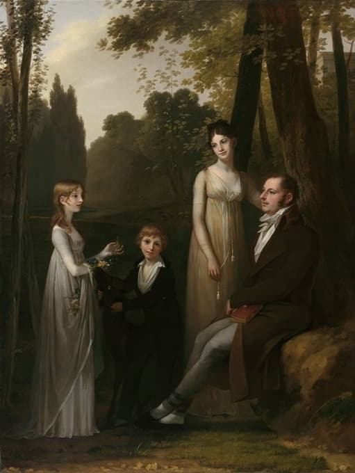 Rutger Jan Schimmelpennick及其家人的肖像