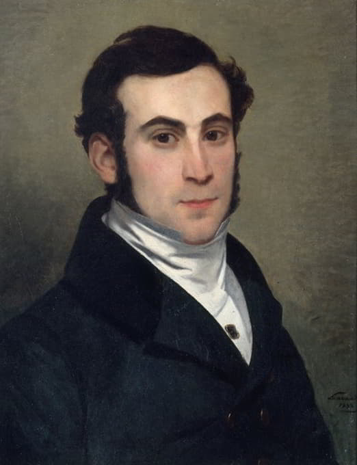 Alphonse Lavaudan - Portrait d’inconnu, présumé Alexandre-Auguste Ledru-Rollin