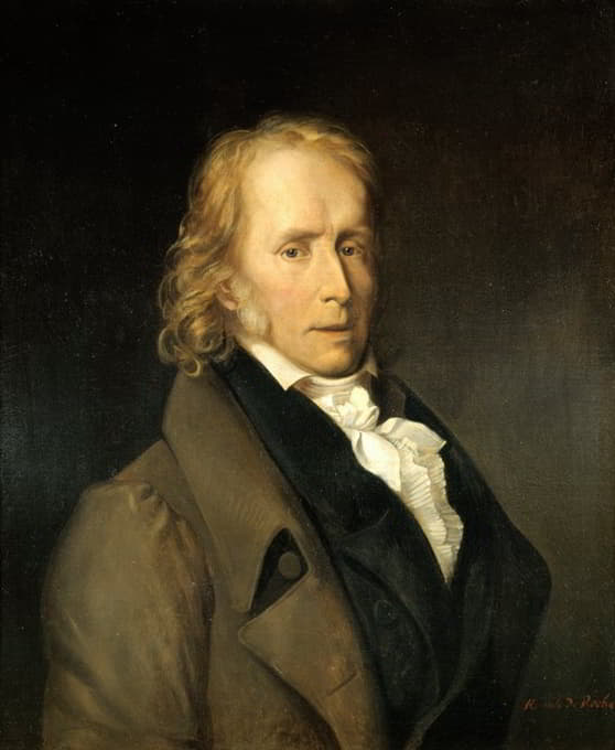 本杰明·康斯坦特肖像（1767-1830），作家和政治家