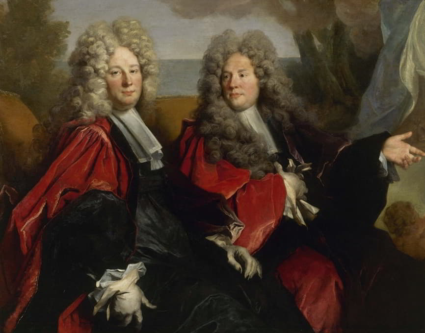 1702年两位议员的肖像