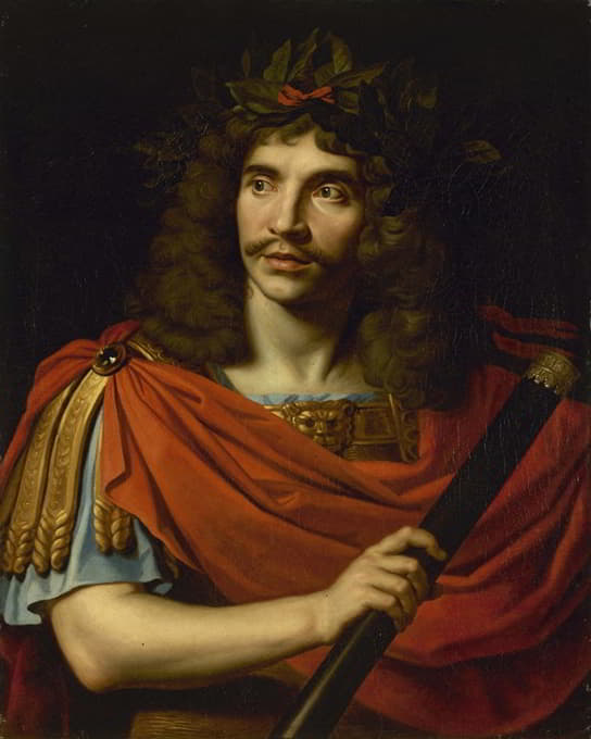 莫里哀（1622-1673）在《庞贝之死》中扮演凯撒