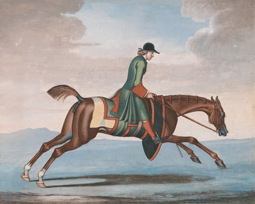 James Seymour - Racehorse at Exercise, Ridden by a Training-Groom..