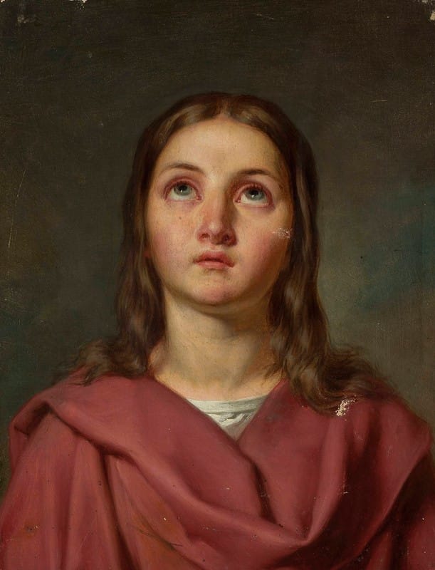 Antoni Murzynowski - Bust of a young woman – Virgin Mary