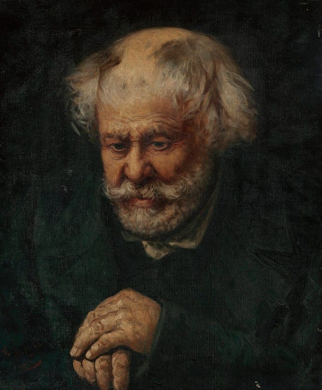 Kazimierz Mirecki - Portrait of an old man
