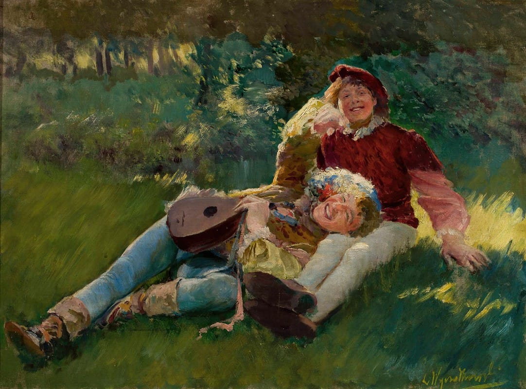 Leon Wyczółkowski - Merry children