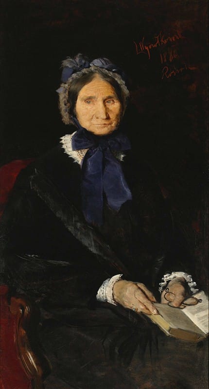 Leon Wyczółkowski - Portrait of Mrs. Falińska, artist’s grandmother