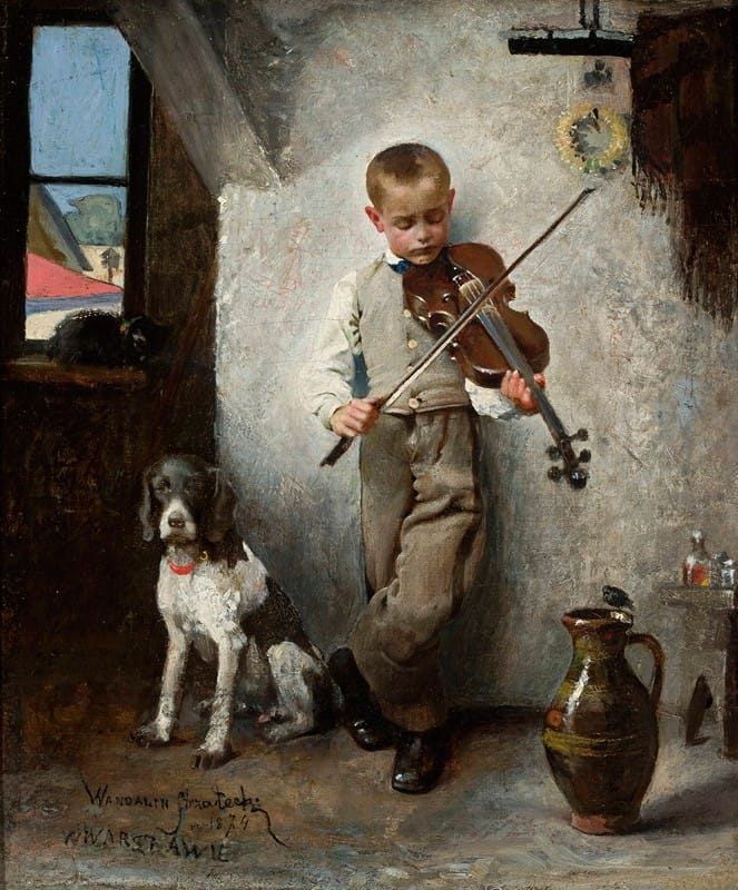 Wandalin Strzałecki - Fiddler