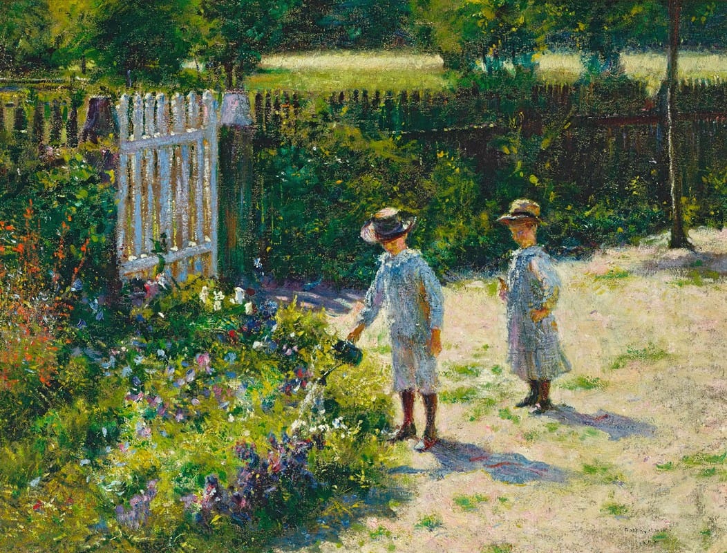 Władysław Podkowiński - Children in the garden