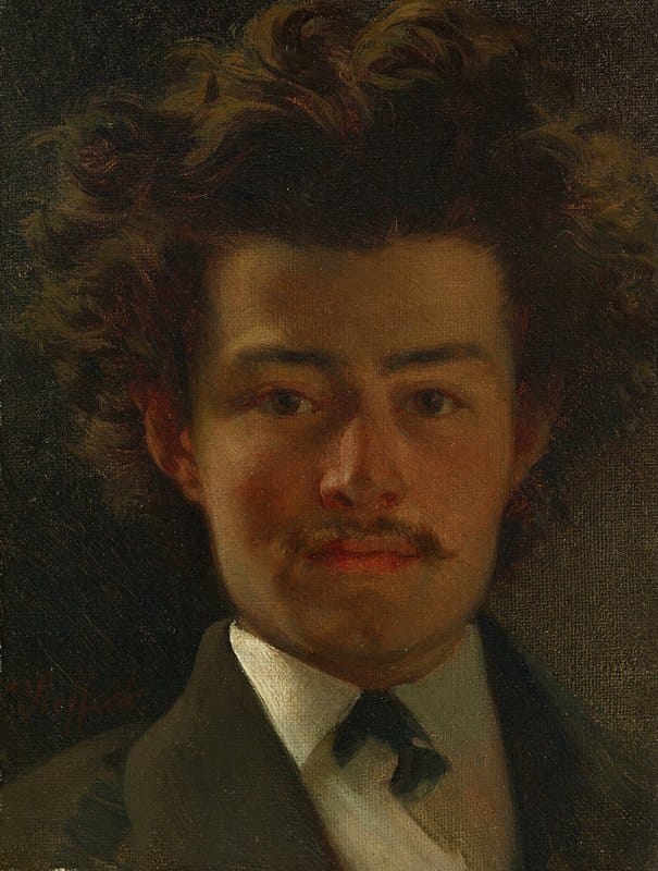 Carl Steffeck - Portrait of Heinrich Grünfeld