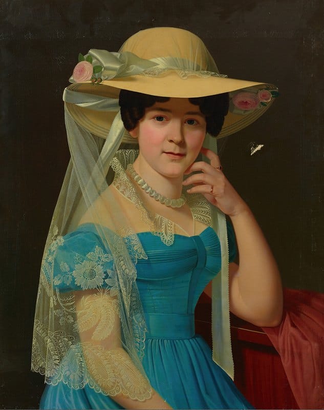 Christian Tunica - Portrait of Wilhelmine von der Brincken
