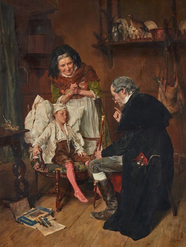 François-Adolphe Grison - The Little Patient