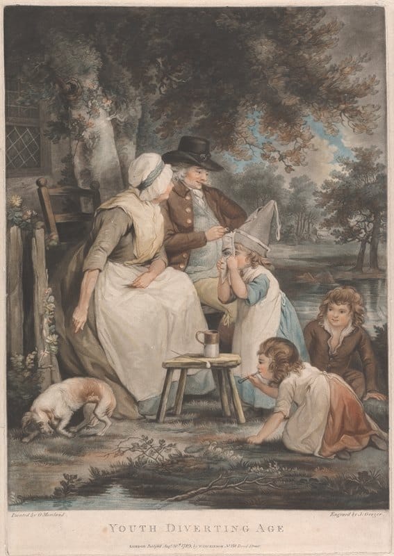 George Morland - Youth Diverting Age