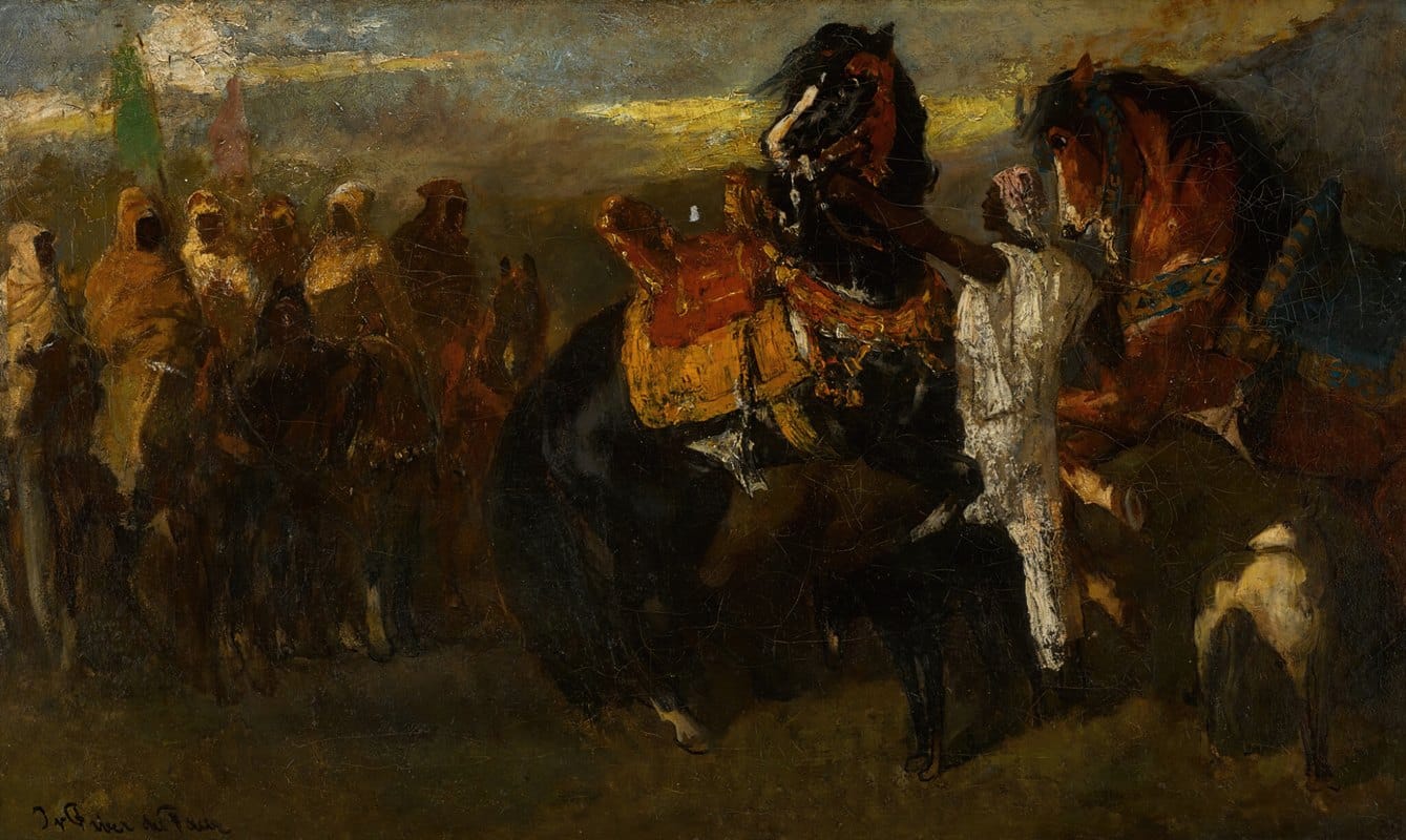 Otto von Faber du Faur - Bedouin Riders