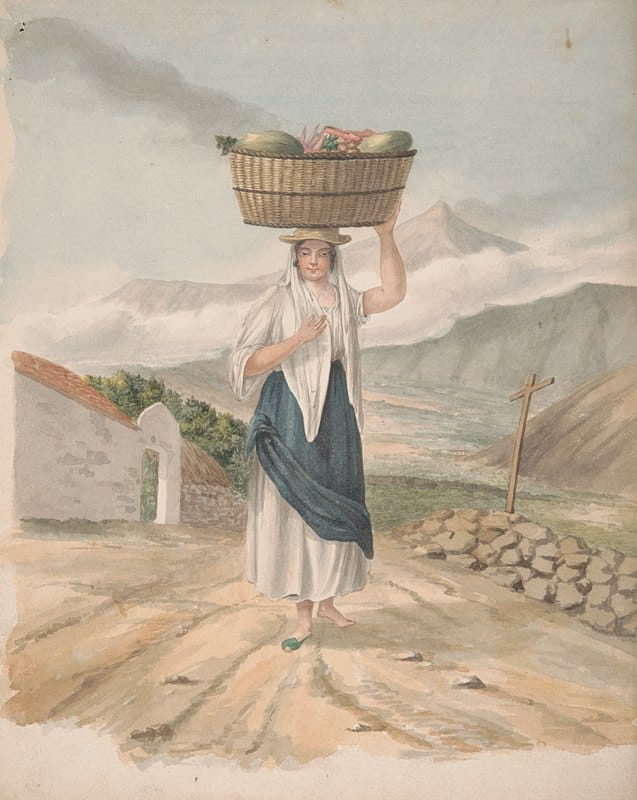 Alfred Diston - Female huckster of Port Orotava