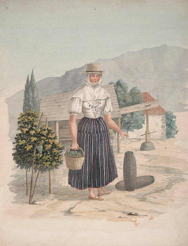 Alfred Diston - Woman of El Miradero, Tenerife