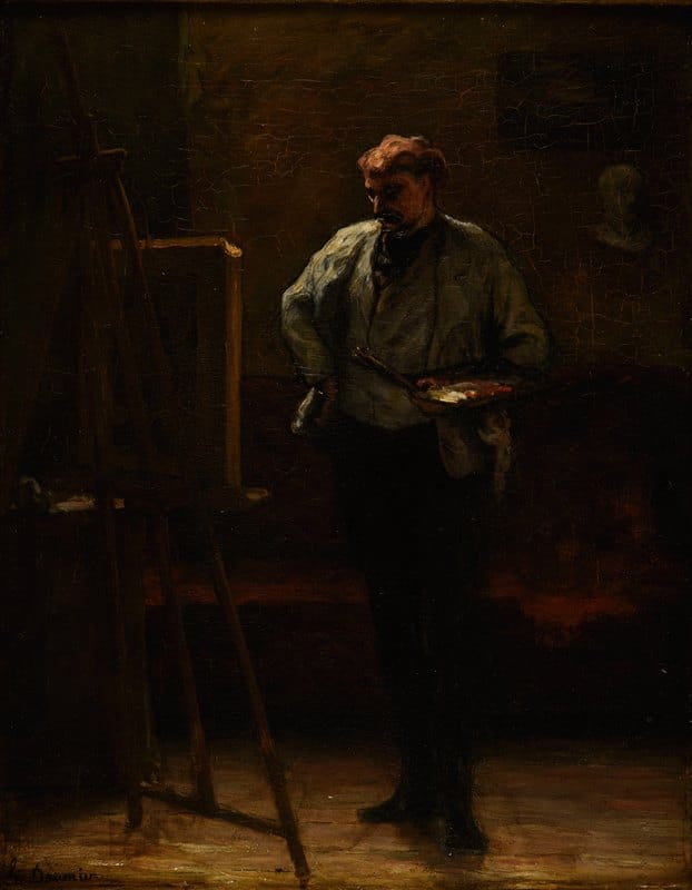 Honoré Daumier - Le Peintre