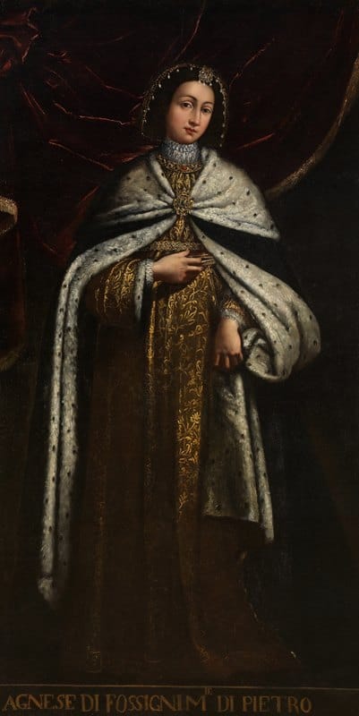 Anonymous - Portait of Agnese, wife of Pietro II
