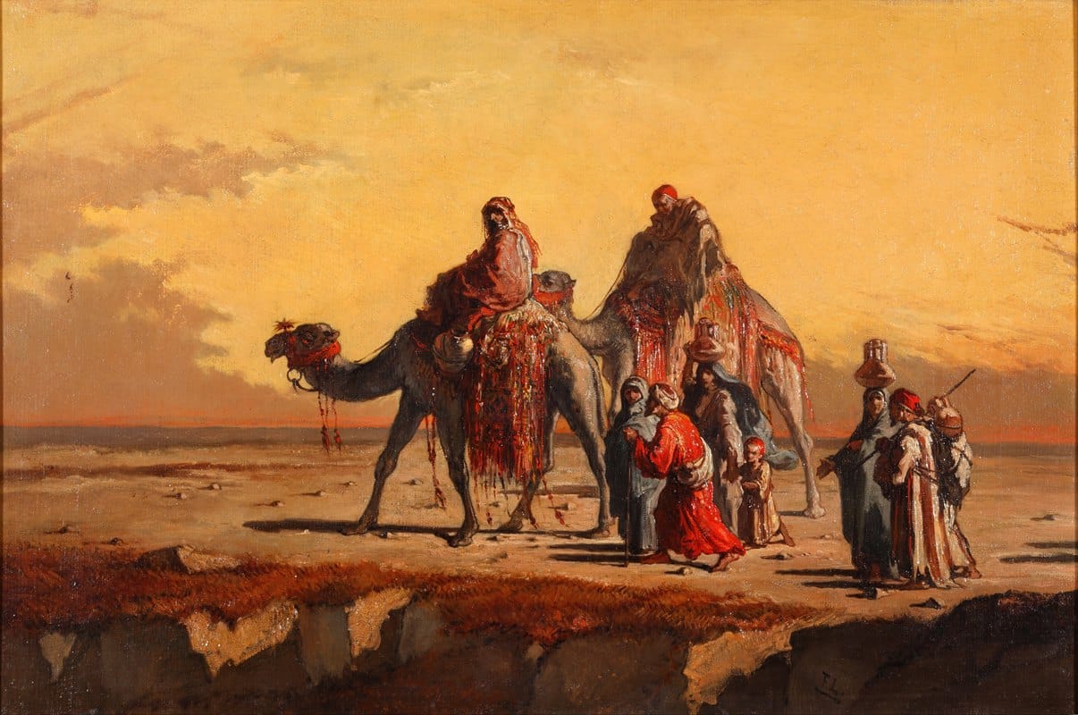 Francisco Lameyer y Berenguer - Desert Scene